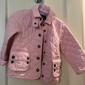 Never worn Ralph Lauren girls 3t pink jacket quilted